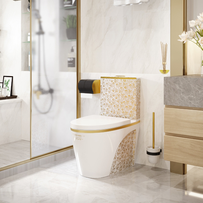 Insiemi sanitari del bagno degli articoli della toilette di un pezzo di Siphonic di risparmio dell'acqua