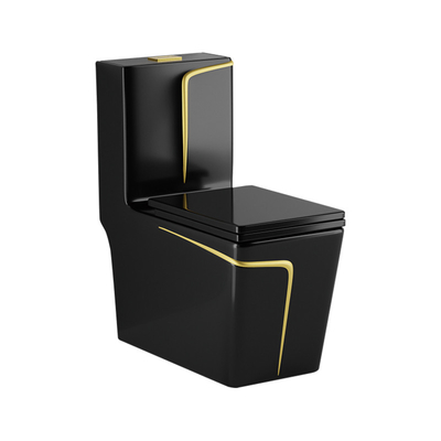 Glassa lucida miscela di lusso Pit Spacing della toilette del cassettone di 1 pezzo 220mm
