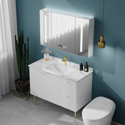 I Governi di bagno di legno solidi di larghezza 23.6in 47.2in hanno rispecchiato impermeabile