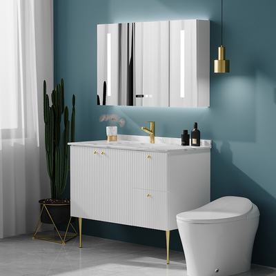 I Governi di bagno di legno solidi di larghezza 23.6in 47.2in hanno rispecchiato impermeabile