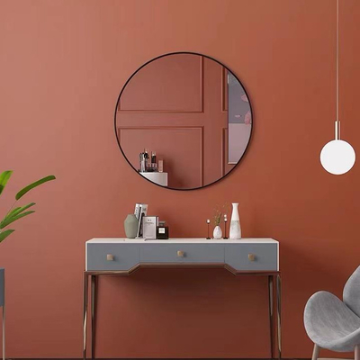 Lo specchio retroilluminato d'attaccatura della parete del salone dell'oro LED personalizza la decorazione