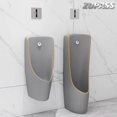 L'un pezzo solo indietro sarchia la ciotola fissata al muro Grey Gold Color dell'orinale