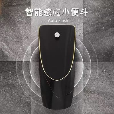 Colore nero dell'oro del bagno della toilette pubblica del marmo commerciale dell'orinale