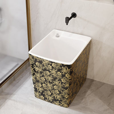 Tipo montato controsoffitto ceramico rettangolare del lavandino di zazzera della famiglia piccolo
