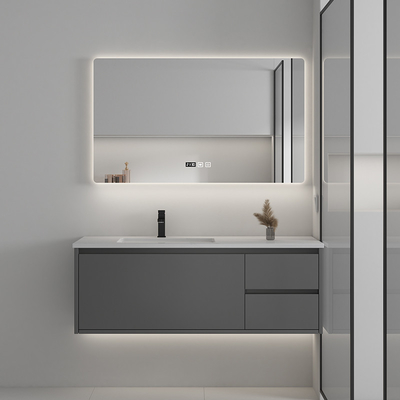 Materiale di legno solido di alta di durezza del bagno vanità della mobilia