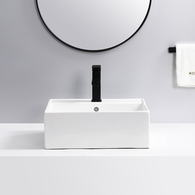lavandini di piccola dimensione di vanità dei bacini del ripiano del bagno di 460*460*160mm