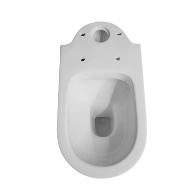 bidet bianco del bagno del WC della toilette con sciacquone doppia in due pezzi di debito di 3L 6L