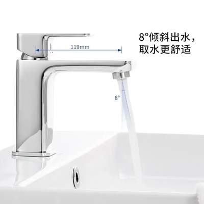 La piattaforma sanitaria del rubinetto degli articoli di SS304 162*53*159mm ha montato la singola maniglia