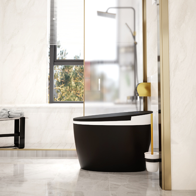 Seat che riscalda il bidet intelligente del bagno di Siphonic della toilette di 3L 6L Smart