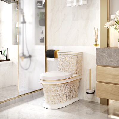 toilette di un pezzo di 630*350*730mm Siphonic