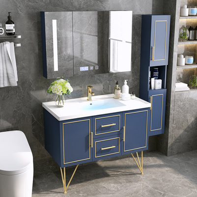 Nessun colore blu scuro su ordinazione di Brown del Governo di vanità del bagno di ossidazione