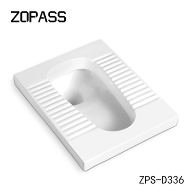 485X370X230mm Pan Convenient Gravity Flushing occupante ceramico