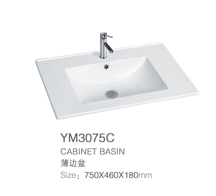 Bacino ceramico professionale ceramico moderno del lavabo della mano del nuovo di stile dell'hotel del bagno della Tabella bacino del ripiano