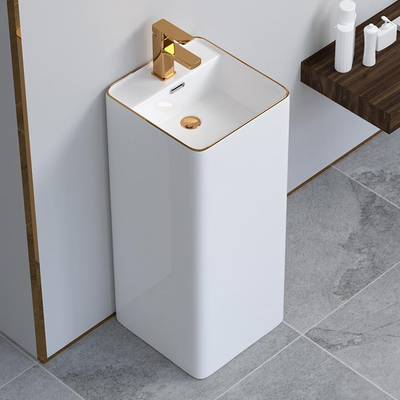 Progettazione moderna dell'oro bianco degli articoli 9L del lavandino indipendente sanitario del bacino