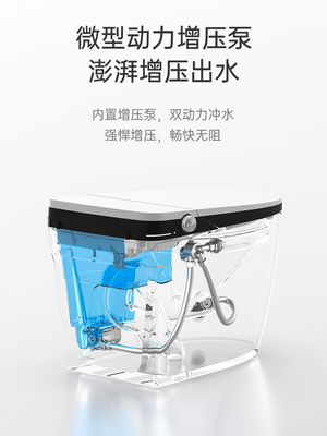 Lavaggio intelligente di auto dell'un pezzo solo astuto della toilette con sciacquone di Flessinga del sifone