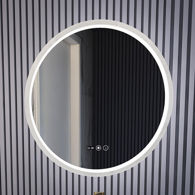 Il bagno astuto del giro LED rispecchia la vanità dell'hotel con luce a comando a tocco