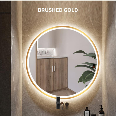 Il bagno astuto del giro LED rispecchia la vanità dell'hotel con luce a comando a tocco
